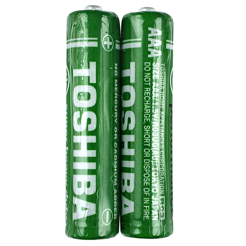 2pc Toshiba Super Heavy Duty AAA