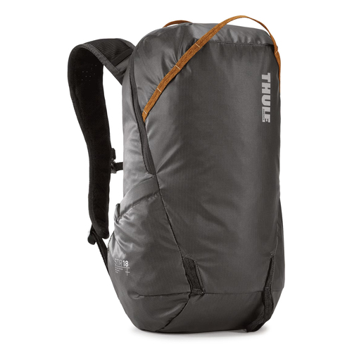 Thule Stir 18L Portable Lightweight Hiking Backpack Obsidian Gray 20x45cm