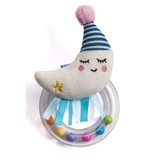 Taf Toys 11cm Mini Moon Rattle Baby/Infant 0m+ Toy