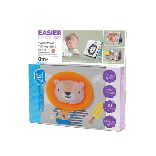 Taf Toys Savannah Tummy Time Book Baby/Infant 0m+ Toy