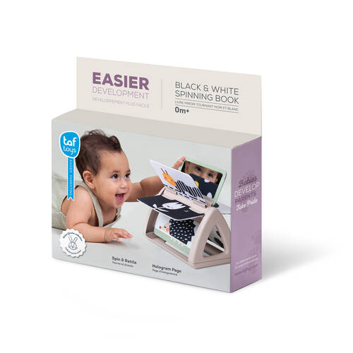 Taf Toys Black & White Spinning Baby Book Activity Toy Toddlers/Infants 0m+