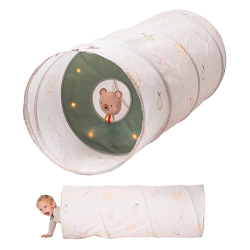 Taf Toys Glow & Go Tunnel Soft Light-Up Crawling Tunnel Babies/Toddlers 0m+