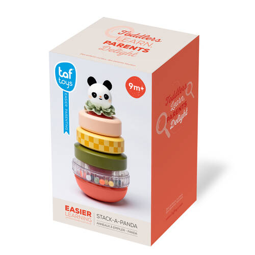 Taf Toys Stack-a-Panda Adorable Baby Stacking Toy Infants/Toddlers 9m+