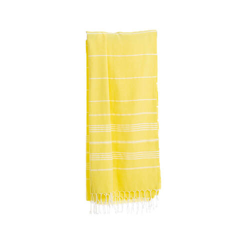 Towel To Go 100% Turkish Cotton Ipanema Hammam Beach Towel 180x100cm Yellow