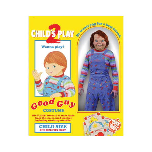  Child's Play 2 Deluxe Good Guy Costume Child Size
