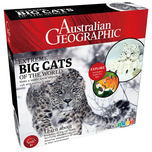 Australian Geographic Extreme Big Cats of the World Kids Toy 6+