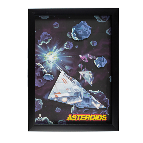 Thumbs Up Official Atari 3D Wall Art Asteroids Home Decor