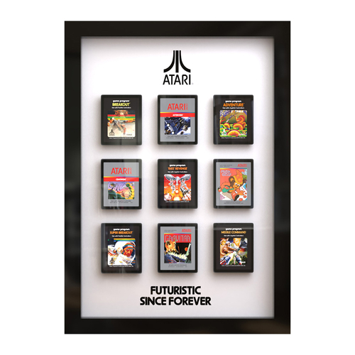 Thumbs Up Official Atari 3D Wall Art Game Cartridges Home Decor