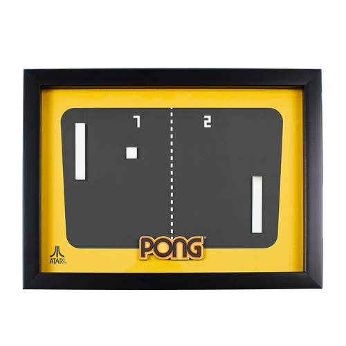 Thumbs Up Official Atari 3D Wall Art Pong Home Decor