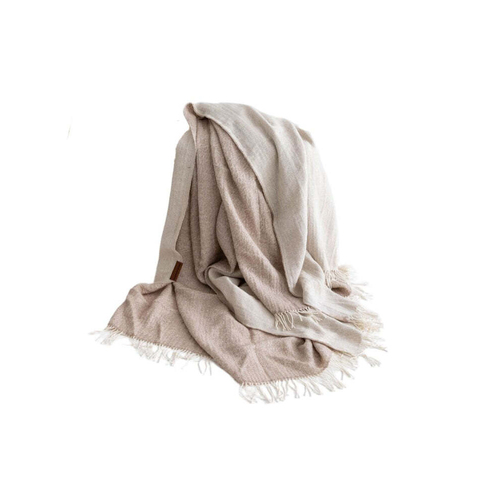 Huxford Grove Avalon Throw Decorative Blanket 150x220cm - Natural