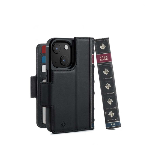 Twelve South BookBook Phone Cover For iPhone 13 Mini MagSafe Black