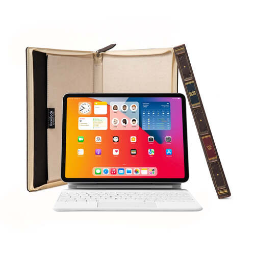 Twelve South BookBook Cover For iPad 11"/Keyboard - Cream Lining