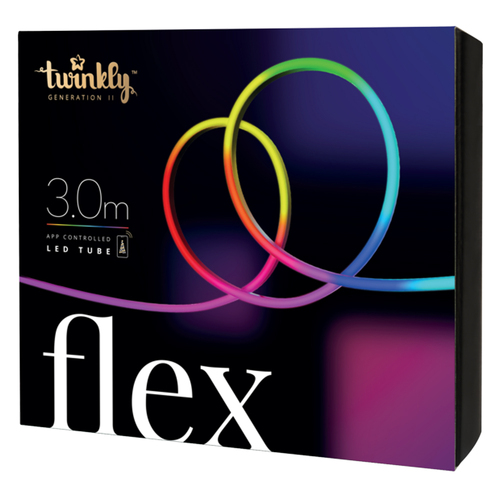 Twinkly Generation II Flex 3m Smart LED Colour Light Tube Bluetooth/WiFi