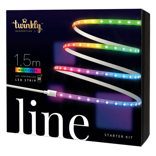 Twinkly 1.5m Smart Line RGB LED Light Strip Starter Kit Bluetooth/WiFi