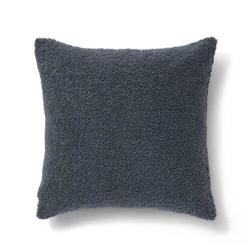 E Style Teddy 50x50cm Cushion Square Pillow - Grey Blue