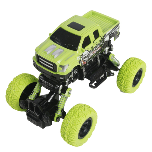 Toylife 18cm Big Wheel 4WD Drive Monster F Truck Toy Set Kids 3y+ Asst