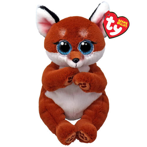 TY Beanie Bellies Witt Fox Kids Plush Toy Brown 20cm 3y+ Regular