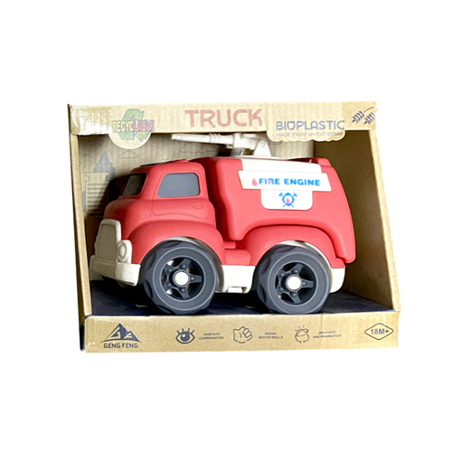 Toylife 20cm Bioplastic Police/Truck/Ambulance Toy Set Kids 1+ Assorted
