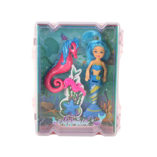 4pc Toylife Mermaid & Seahorse Dolls Kids/Children Fun Toy Assorted 