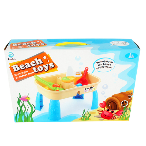 10pc Toys For Fun Beach Table Set Sand Toys Kids 3+