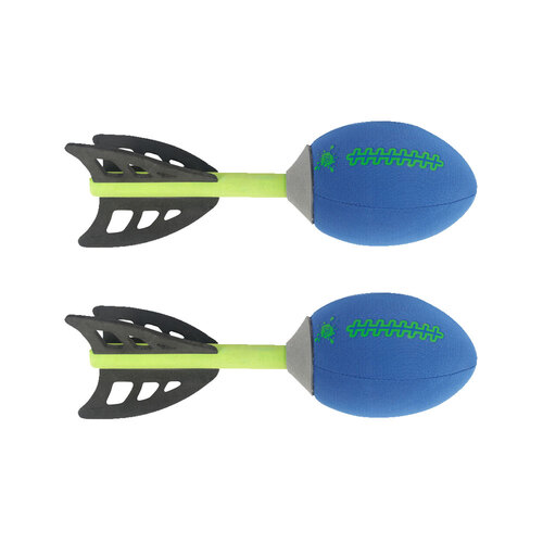 2PK Razoo Aqua Splash Missle Football Play Toy Set 26cm 3+
