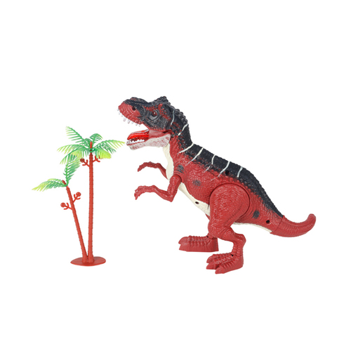 Toylife 21cm Plastic/EVA Dinosaur w/ Light Up & Sound Toy Kids 3y+