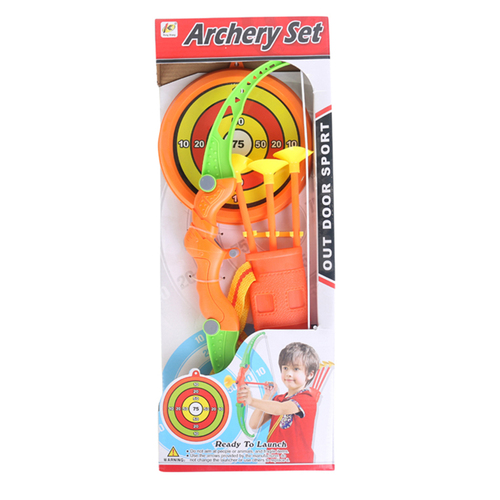 6pc Toylife 46cm Archery/Bow/Target/Bag Toy Set Kids/Children