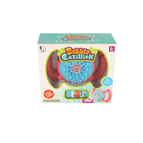 Toys For Fun Deluxe Bubble Gazzilion Machine w/ Bubbles Kids 3+