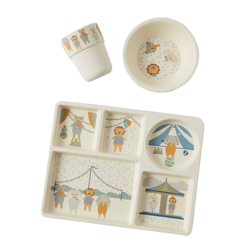 3pc Jiggle & Giggle Spectacular Divider Dining Set