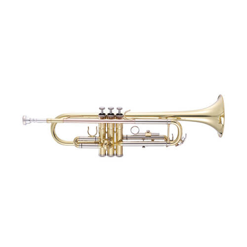 John Packer JP051 Bb Trumpet Entry Level Instrument - Brass Lacquer