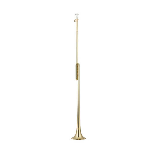 John Packer JP904 Bb Post Horn Musical Instrument w/ Mouthpiece - Brass Lacquer
