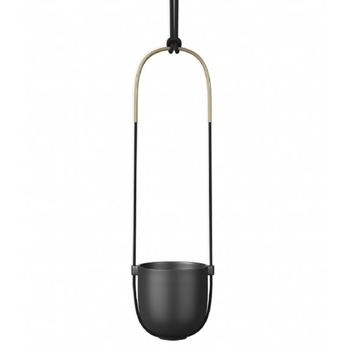 Umbra Indoor Hanging Bolo Planter Black 116x19x16cm