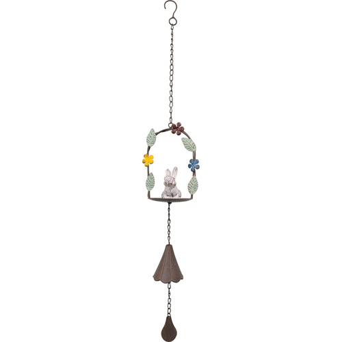 LVD Hanging Bell Metal Wind Chime Home/Garden Decor - Rabbit
