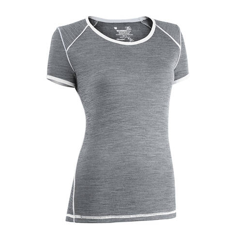 Wilderness Women Short Sleeve Tee Top Size 10 Thermal Activewear Fusion Ice Flow