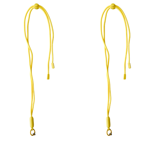2PK Urban Products Nylon Pop Universal Mobile Phone Cord/Sling - Yellow