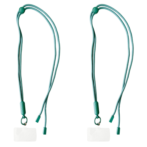 2PK Urban Products Nylon Pop Universal Mobile Phone Cord/Sling - Teal