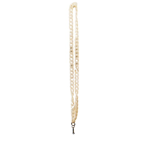 Urban Products Tortoiseshell Cross Body Universal Phone Chain - Cream