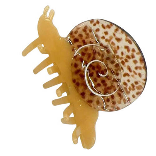 Urban Acrylic Snail Claw Clip Women's Hair Accessory Tortoiseshell