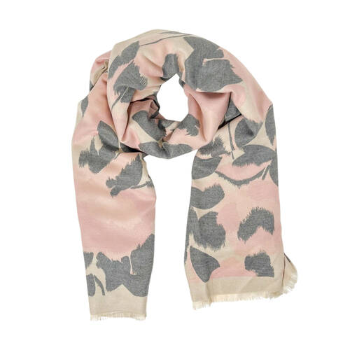 Urban Elsie Scarf Womens Fashion Neck Wrap - Grey Blush