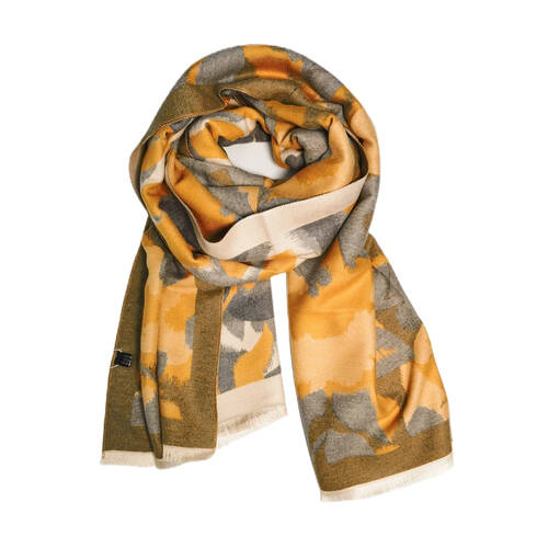 Urban Elsie Scarf Womens Fashion Neck Wrap - Mustard Grey