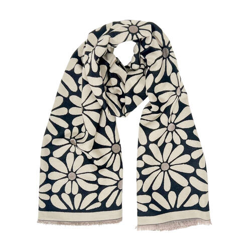 Urban Maya Scarf Womens Fashion Neck Wrap - Black