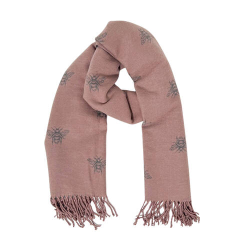 Urban Bella Bee Scarf Womens Fashion Neck Wrap - Pink