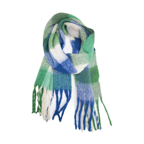 Urban Quincey Scarf Womens Fashion Neck Wrap - Blue Green