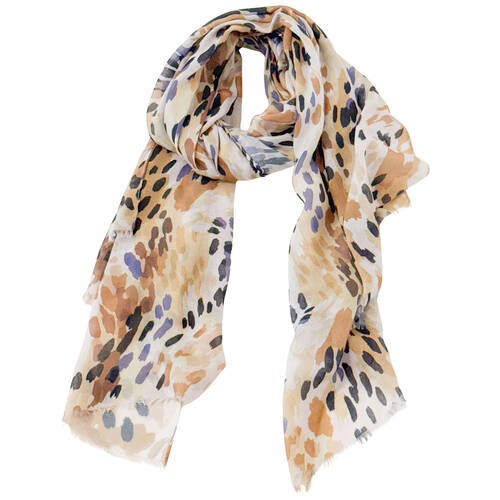 Urban Wilder Silk-Feel Scarf Women's Accessory 90x180cm Beige/Pink