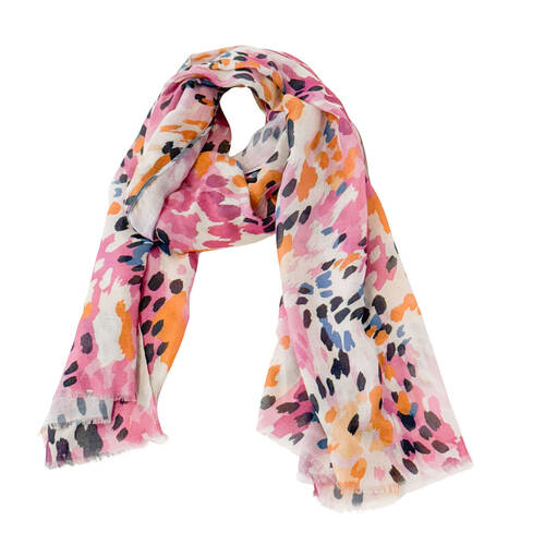 Urban Wilder Silk-Feel Scarf Women's Accessory 90x180cm Fuscia/Pink