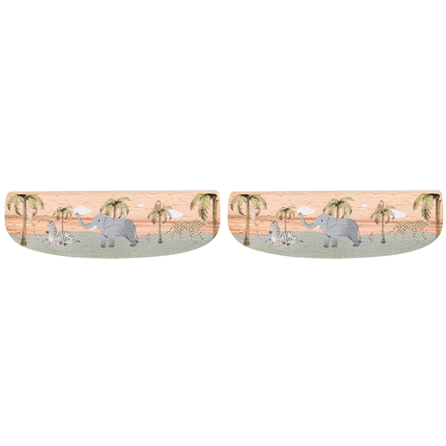 2PK Urban Products African Animals Harmonica Musical Toy Natural 10M+