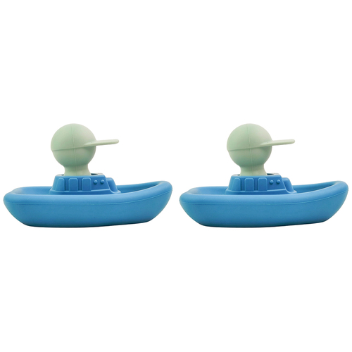 2PK Urban Products Boat Skipper Bath Toy Blue 11cm 4M+
