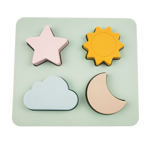 Urban Products Sun, Moon, Star, Cloud Puzzle Activity Toy 14cm 10M+