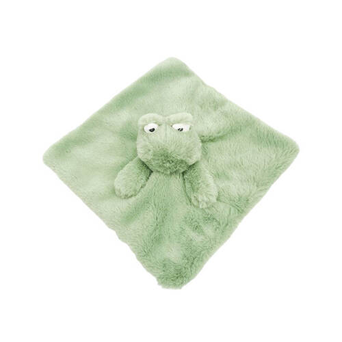 Urban Fritsie Frog Comforter Blanket Plush Baby Soft Toy 25cm Green