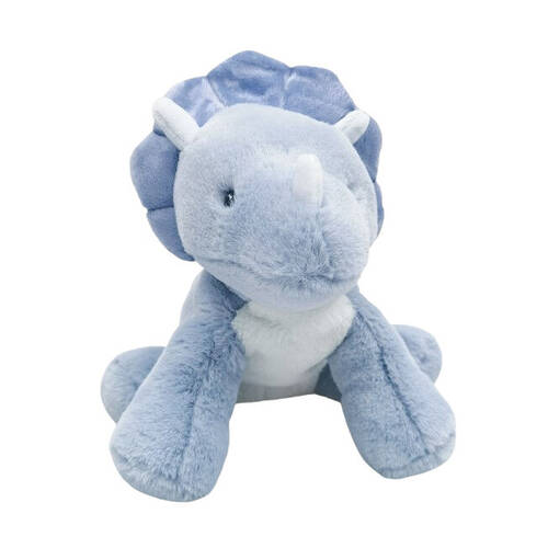 Urban Casey Dinosaur Stuffed Animal Plush Baby Toy 20cm Blue